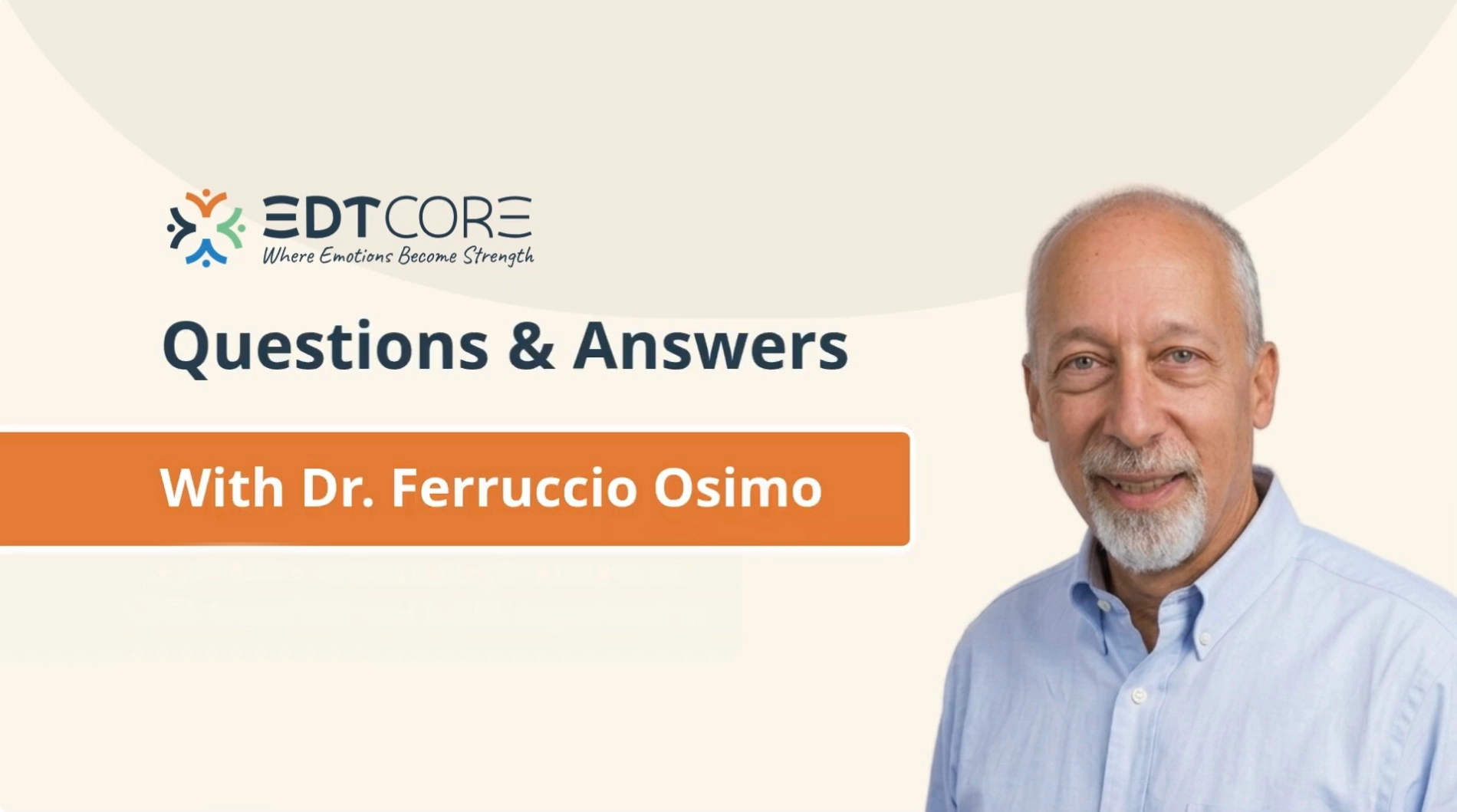 Q&A video with Dr Osimo